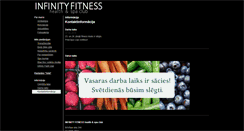 Desktop Screenshot of infinityfitness.lv