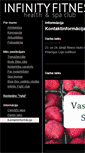 Mobile Screenshot of infinityfitness.lv